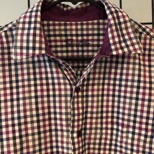 Men's Tasso Elba Plaid Dress Shirt